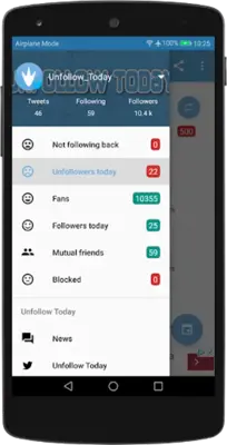 Unfollow Today android App screenshot 6